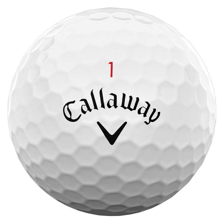 Bolas de golf Callaway Chrome Soft X White, paquete de 12 BOLAS CALLAWAY CALLAWAY