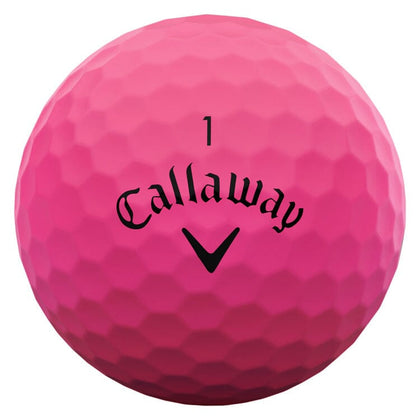 Callaway Supersoft Golf Balls Pink 12Pk CALLAWAY BALLS Galaxy Golf 