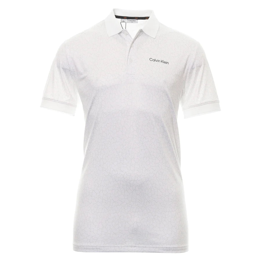 Calvin Klein Fracture Golf Polo Shirt CK MENS POLOS Galaxy Golf 