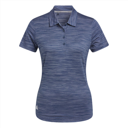 adidas Space-Dyed Short Sleeve Golf Polo Shirt ADIDAS LADIES POLOS ADIDAS 