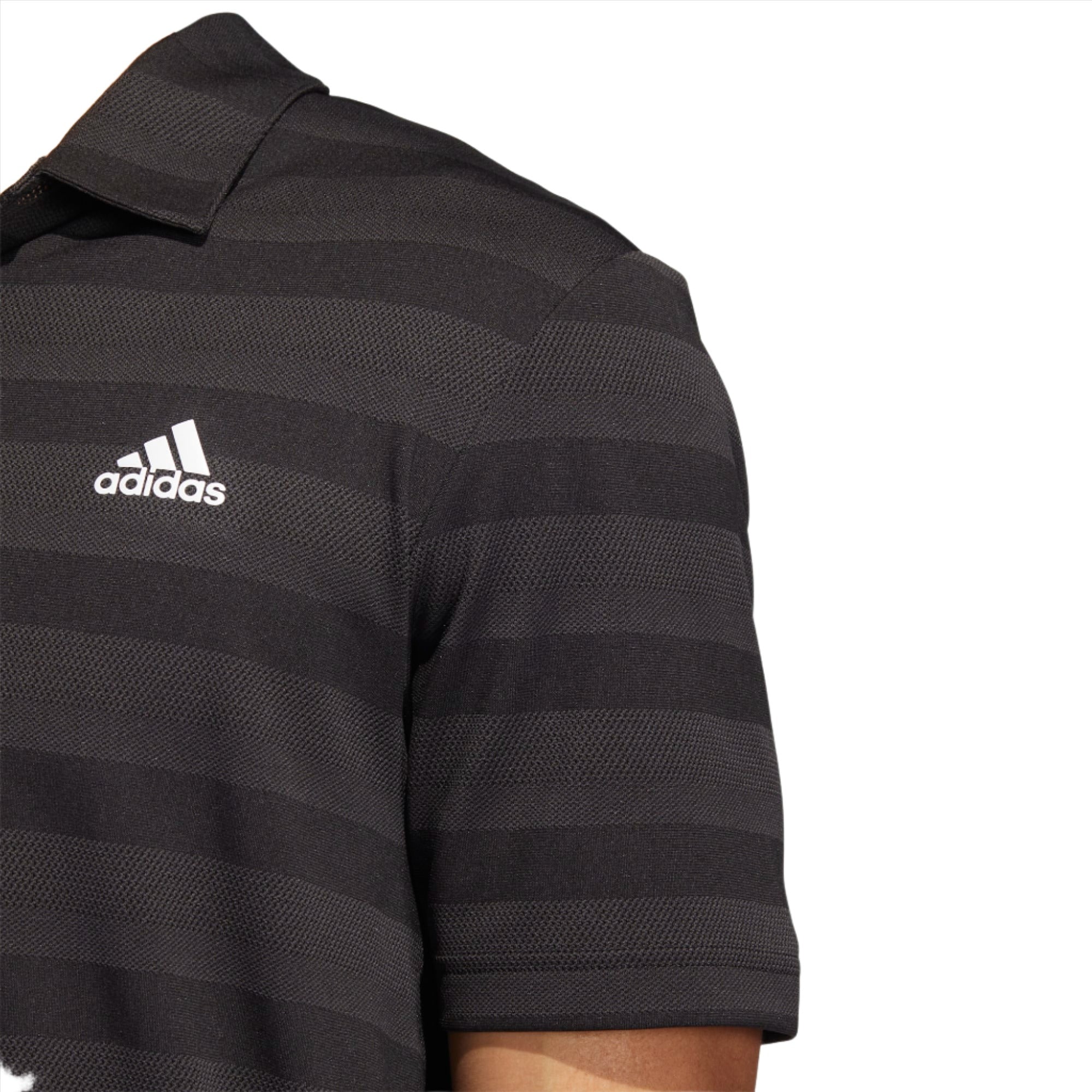 adidas Two Colour Stripe Primegreen Golf Polo Shirt ADIDAS MENS POLOS Galaxy Golf 