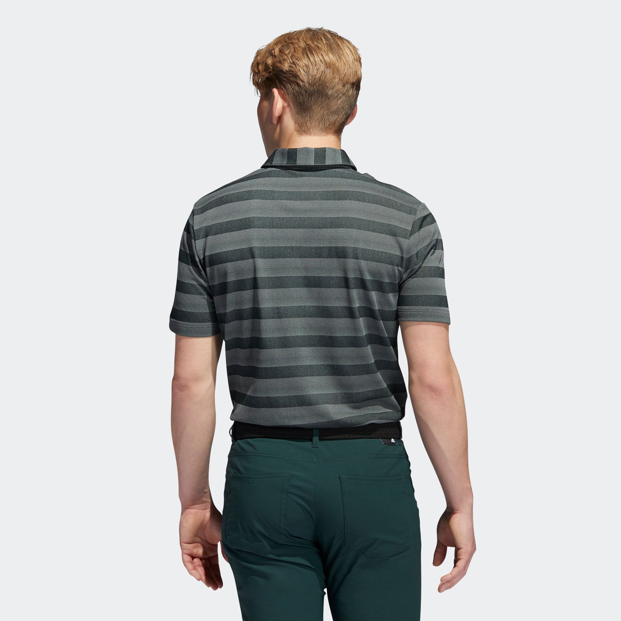adidas Two Colour Stripe Primegreen Golf Polo Shirt ADIDAS MENS POLOS ADIDAS 