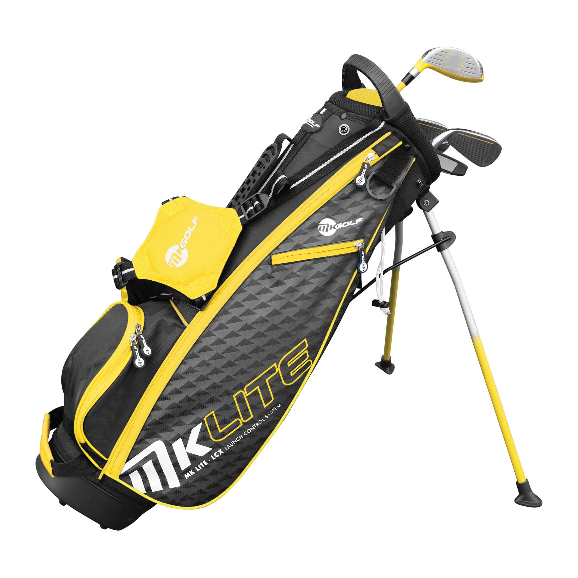 Juego medio MKLite Amarillo RH 45in/115cm JUEGOS DE PAQUETE MKIDS Galaxy Golf