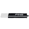 Toalla de golf Ping de tres pliegues en blanco y negro TOALLAS PING Galaxy Golf