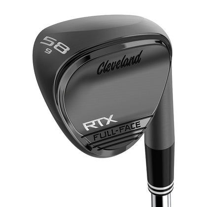 Cleveland RTX Full-Face Black Satin Wedge LH CLEVELAND RTX ZIPCORE WEDGES Galaxy Golf 