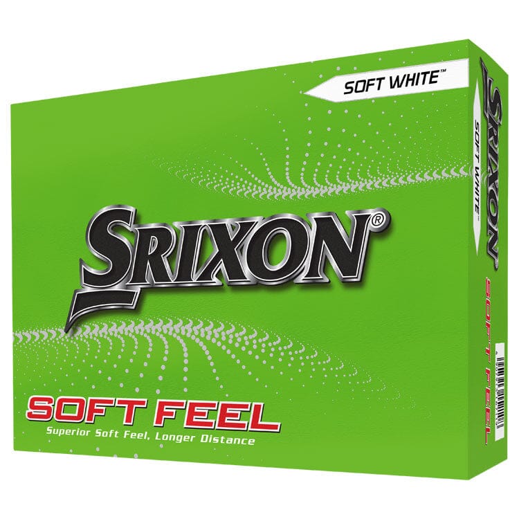 Srixon Pelotas de golf blancas Soft Feel paquete de 12 BOLAS SRIXON SRIXON