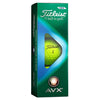 Titleist AVX Yellow Golf Balls 12Pk TITLEIST BALLS Galaxy Golf 