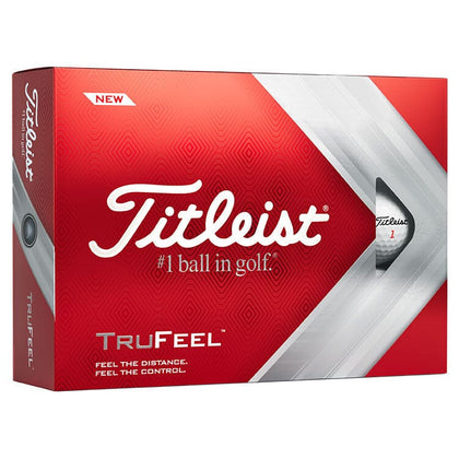 Titleist TruFeel White Golf Balls 12Pk TITLEIST BALLS Galaxy Golf 