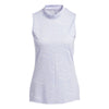 Adidas Jacquard Primeblue Sleeveless Polo Shirt ADIDAS LADIES POLOS Galaxy Golf 