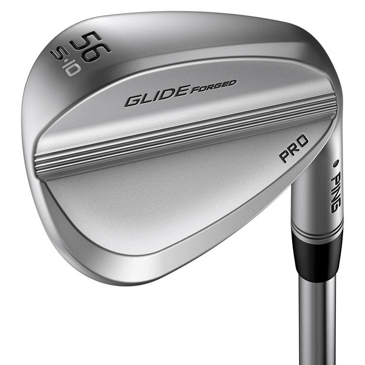 Ping Glide Forged Pro Satin Chrome Golf Wedge Steel LH ​​PING GLIDE FORGED PRO WEDGES PING
