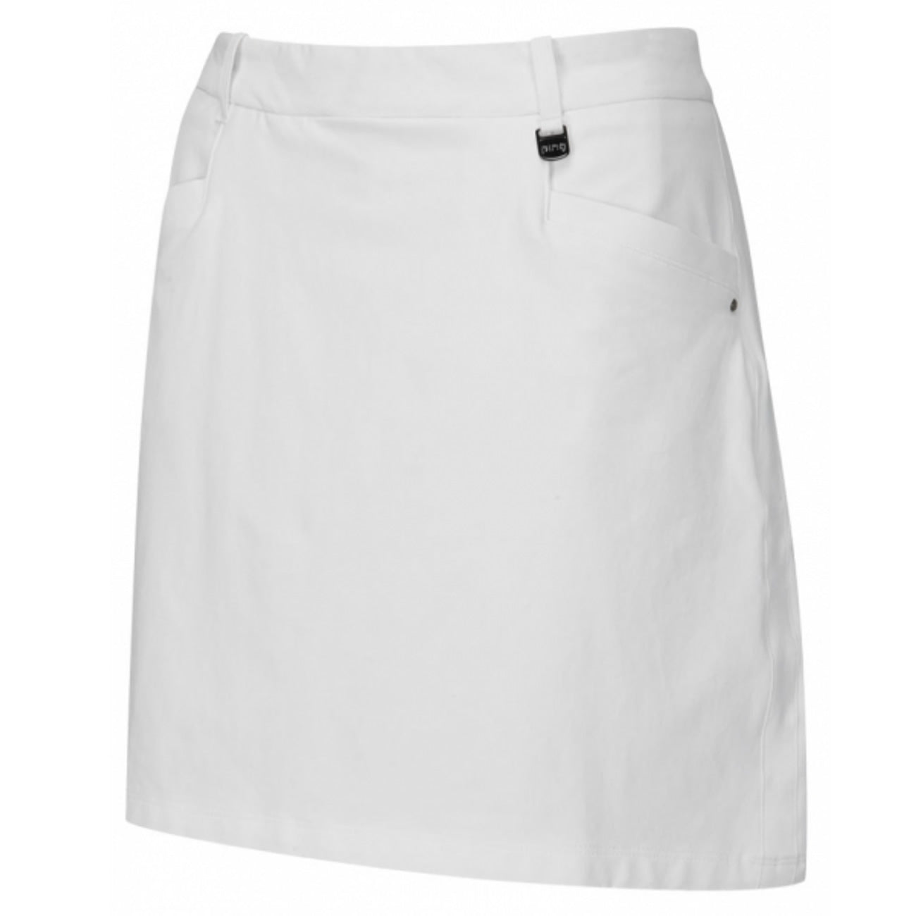 Falda pantalón elástica blanca SensorCool® para mujer Ping Galaxy Golf