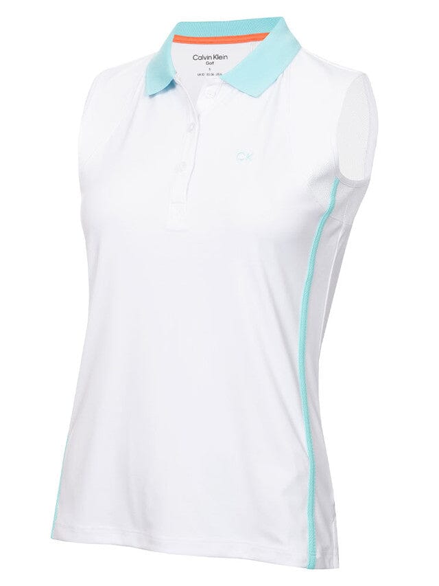 Calvin Klein Belleville Polo Shirt CK LADIES POLOS Galaxy Golf 